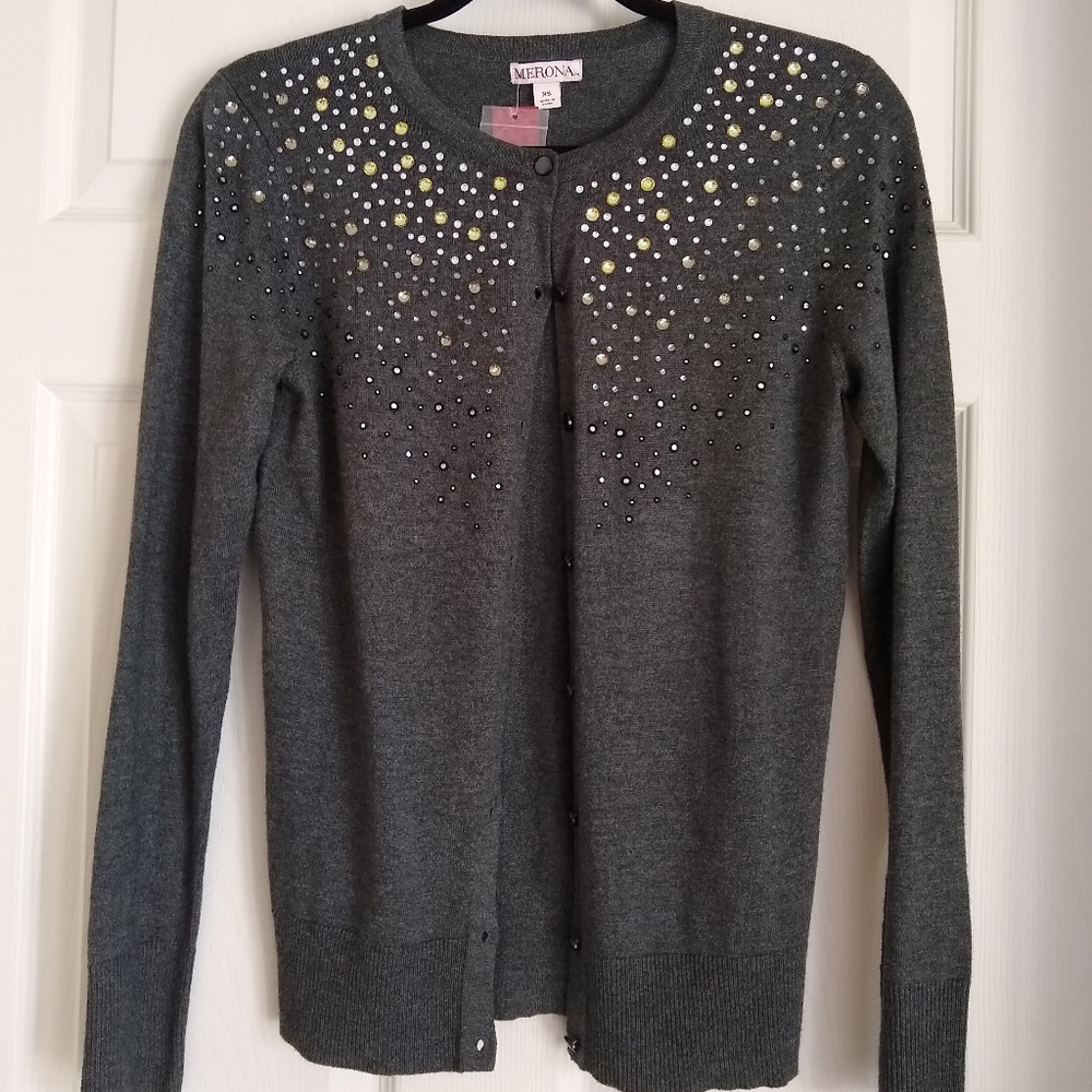 Charcoal Gray Merona Cardigan.